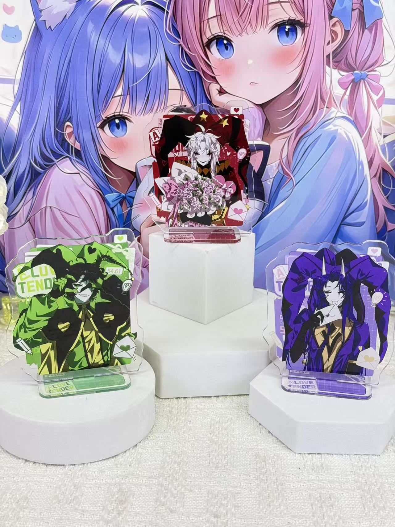 Event Support - Anime-Acrylfigur, niedlicher Charakter-Displayständer, Manga-Artikel, Sammlerfigur, Tischdekoration,