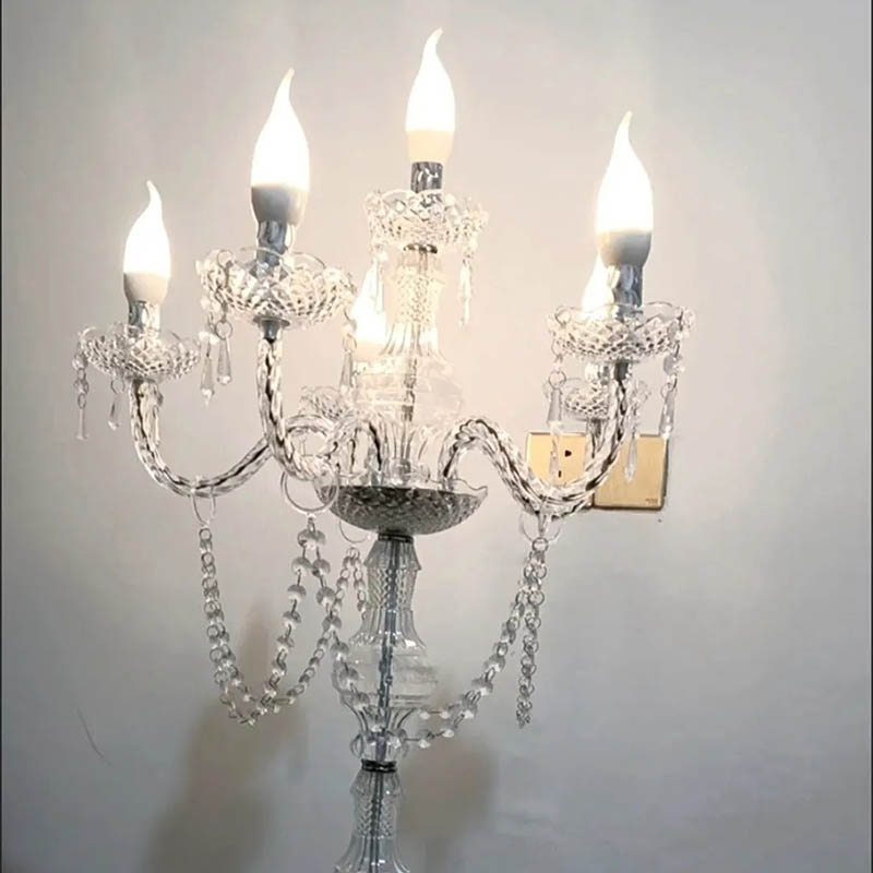 Event Suppliers - Moderne Luxus-Kerzenlampen Hochzeits-Tischdekoration Elegante Tischlampe Wohnzimmer-Kerzenlichter