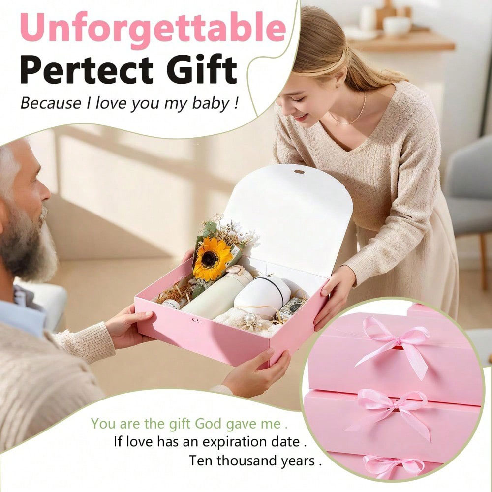 5 Stück modische, rosafarbene  – Event Party Box Bewertung und Preis