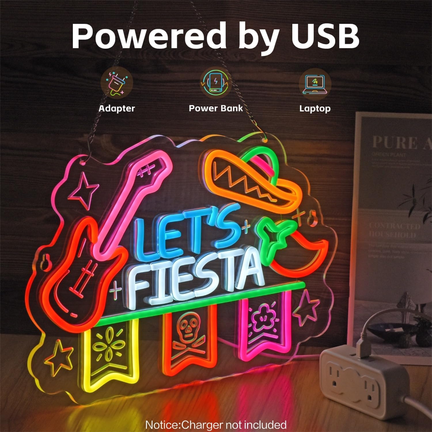 Let's Fiesta Neon-Schild, Neon – Neon Sign Party Bewertung und Preis