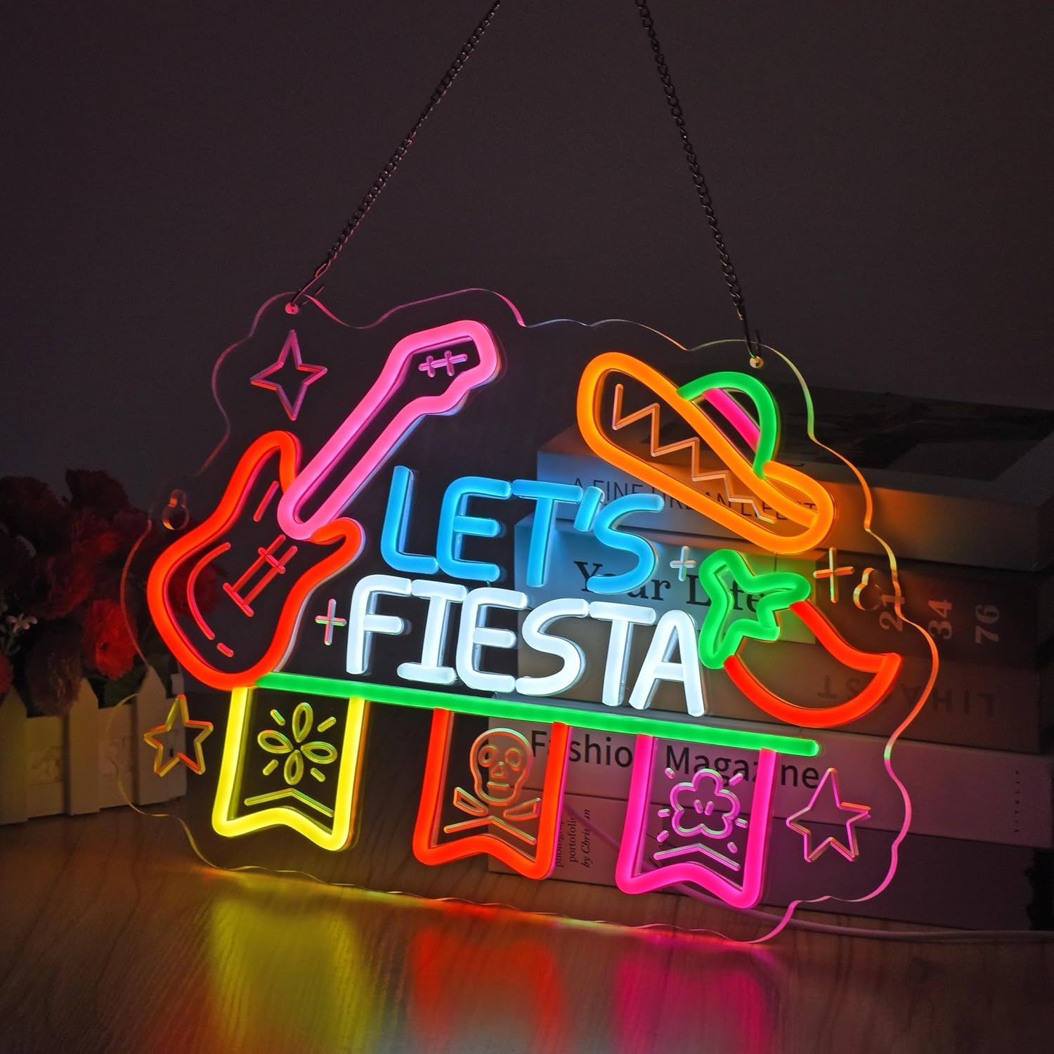 Let's Fiesta Neon-Schild, Neon – Neon Sign Party Bewertung und Preis