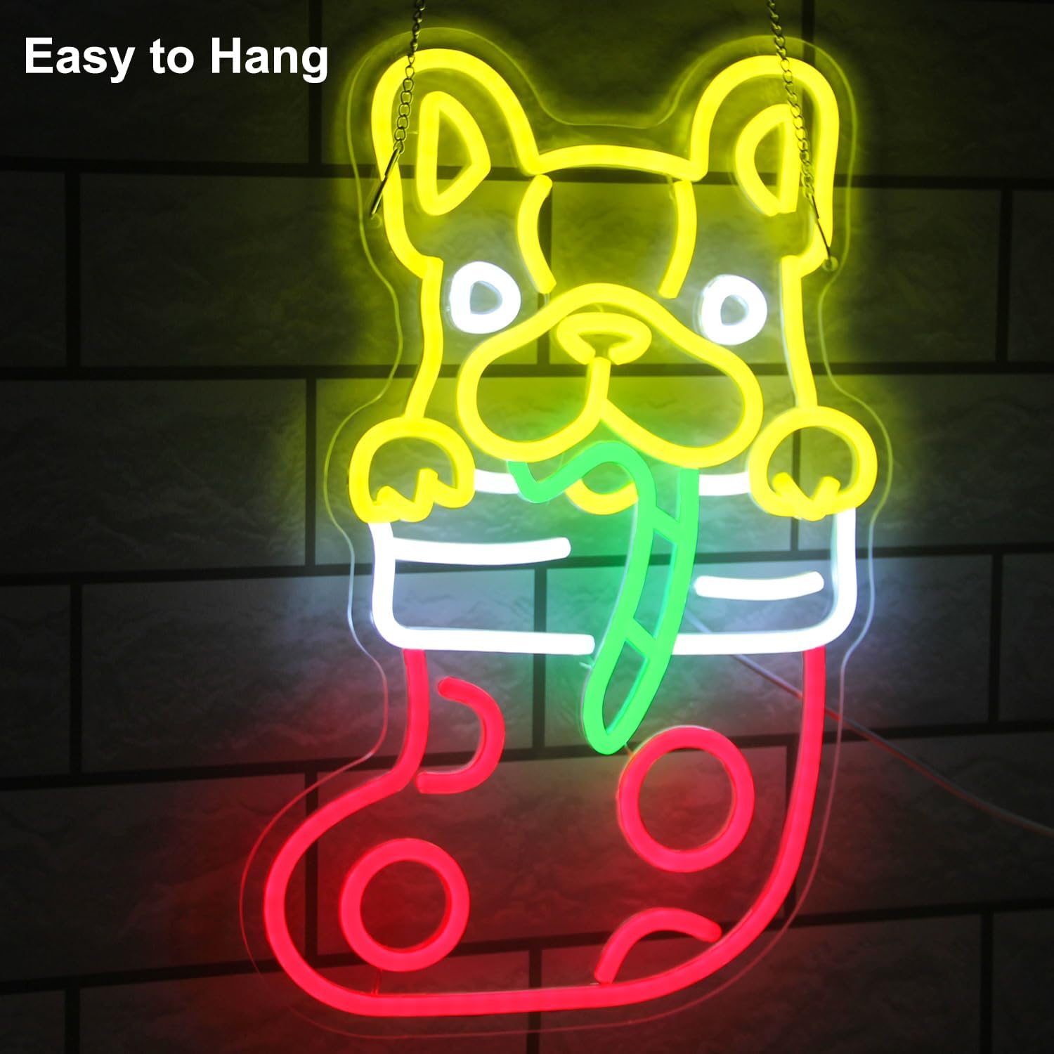 Französische Bulldogge Weihnac – Neon Sign Party Bewertung und Preis