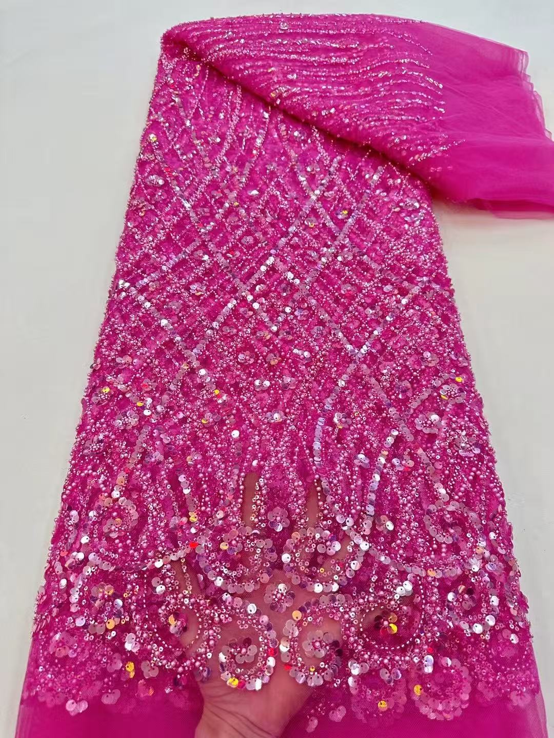 1 Yard afrikanischer Stoff für – Glitter Tablecloth Bewertung und Preis